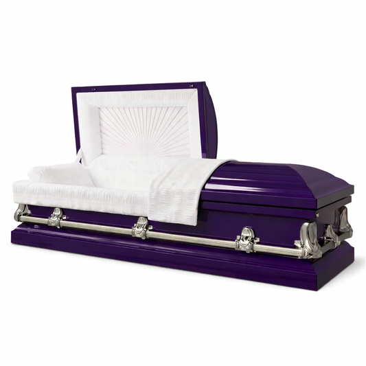 Royal Purple Casket